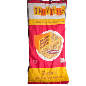 Vintage 1980s Doritos Frito-Lay Promo Sleeping Bag Wenzel Nacho Cheese Graphic